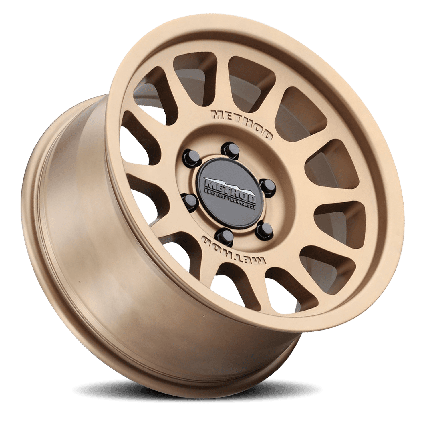 Method Race Wheels Aluminum Wheels 17x7.5 Bead Grip MR703 Bolt Pattern 6 On 130 Offset 50 Lip Size 0.87 Method Bronze BRZ Method