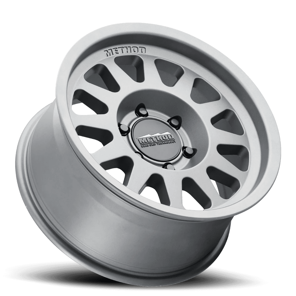 Method Race Wheels Aluminum Wheels 17x8.5 Bead Grip MR703 Bolt Pattern 5 On 127 Offset 0 Lip Size 1.18 Gloss Titanium SL Method