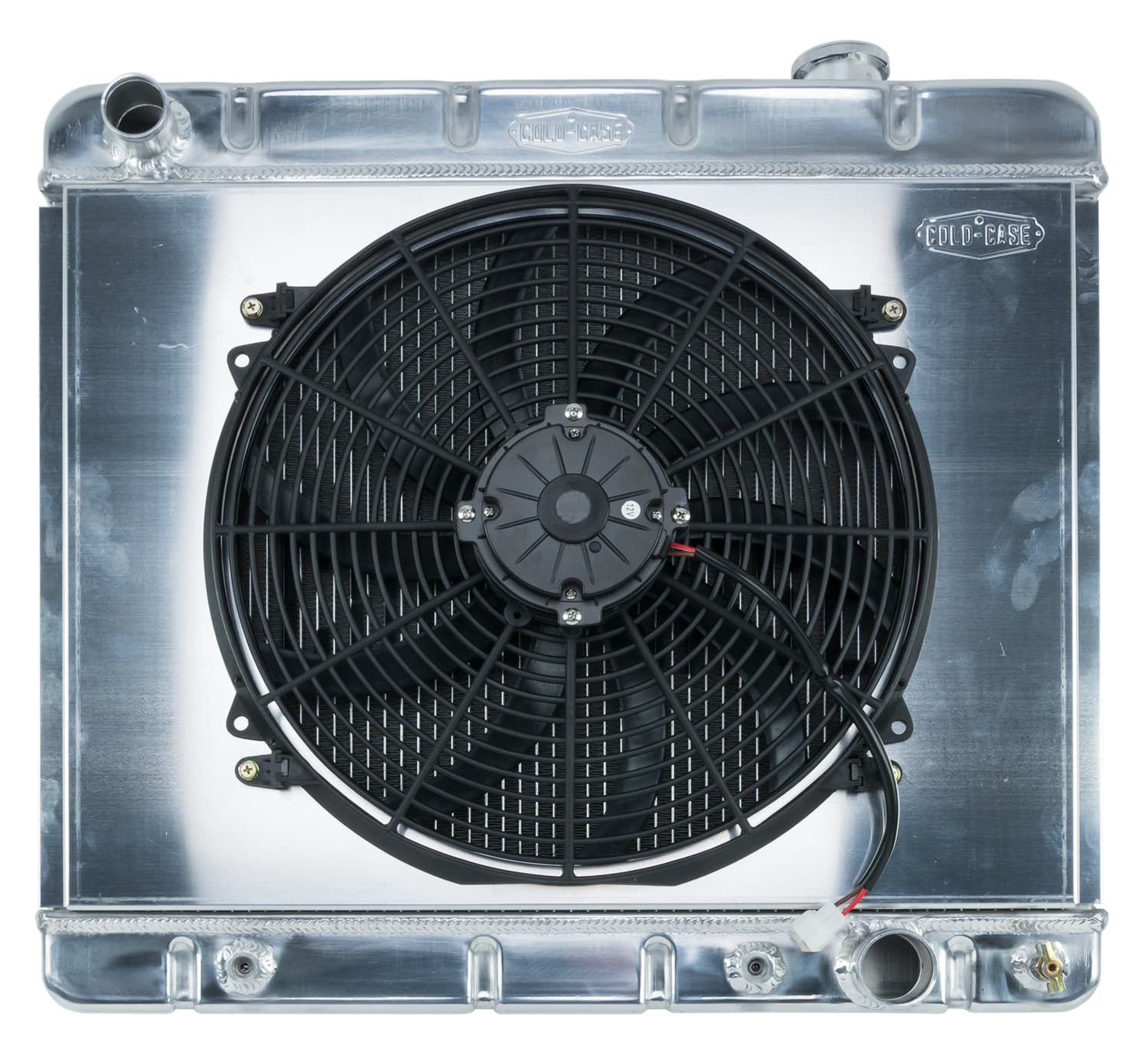 63-66 Chevy/GMC Pickup Truck Aluminum Radiator And 16 Inch Fan Kit AT Cold Case Radiators product image
