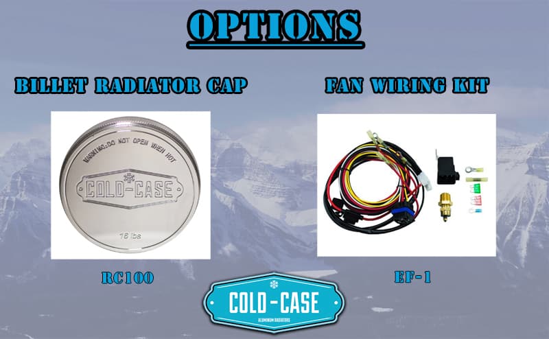 67-76 Chevy GMC Pickup Truck Aluminum Radiator And 14 Inch Fan Kit Cold Case Radiators product image