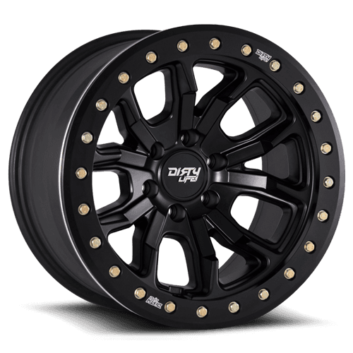 Dirty Life DT-1 9303 Series Beadlock Wheel 17x9 5x5 12mm Offset Matte Black - JT/JL/JK product image