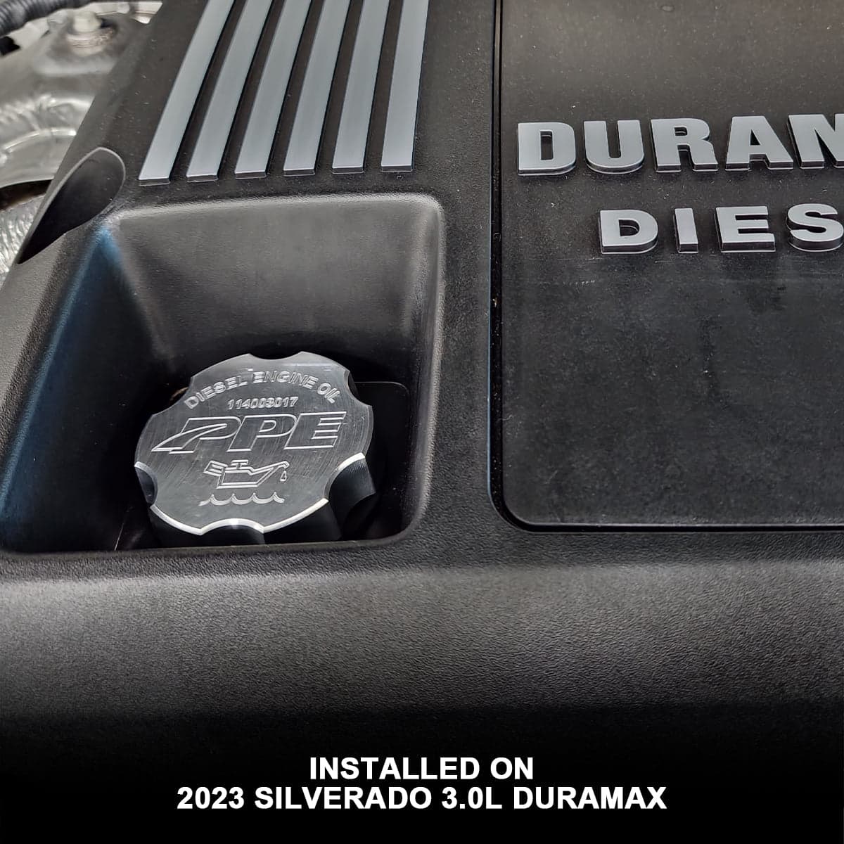 2001-2023 GM 6.6L/3.0L Duramax Billet Aluminum Engine Oil Filler Cap product image
