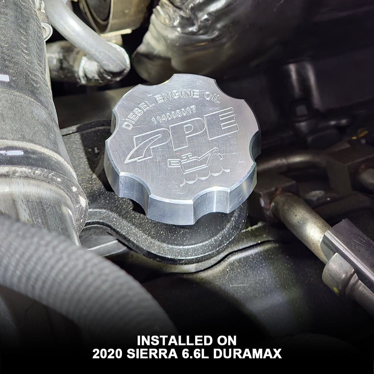 2001-2023 GM 6.6L/3.0L Duramax Billet Aluminum Engine Oil Filler Cap product image