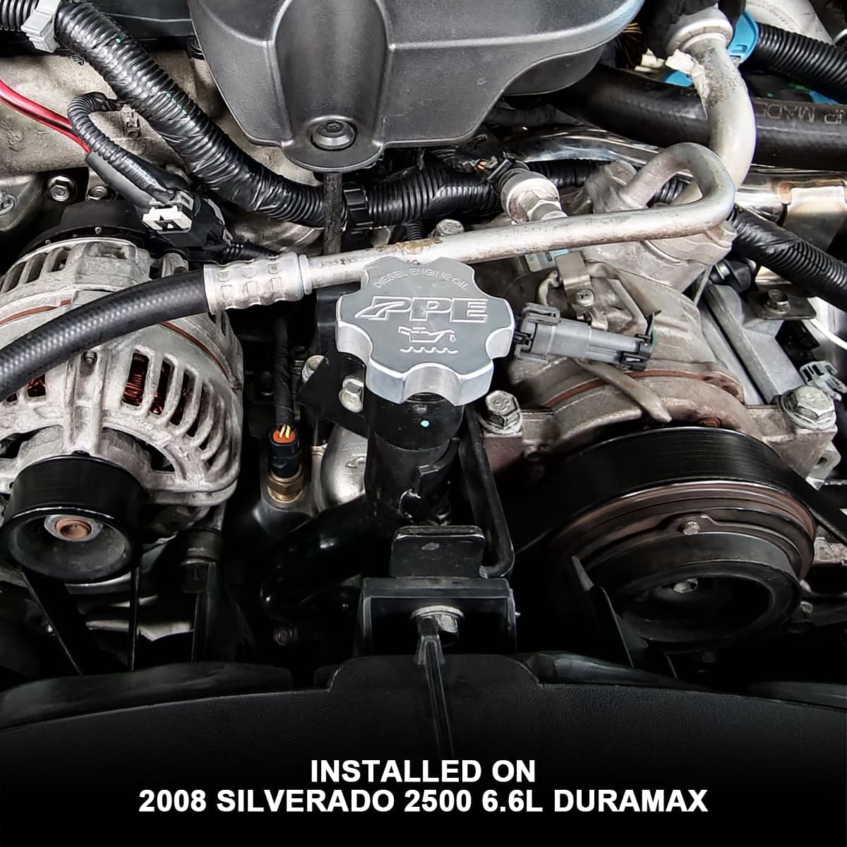 2001-2023 GM 6.6L/3.0L Duramax Billet Aluminum Engine Oil Filler Cap product image