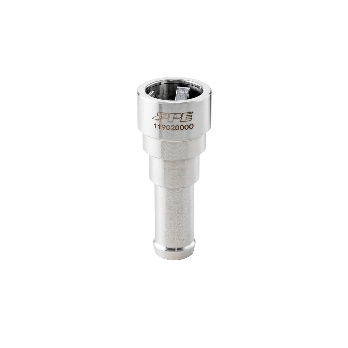 15-16 GM 6.6L LML Heater Outlet Hose Connector - 5/8 Inch Hose to 5/8 Inch Tube Pacific Performance Engineering product image