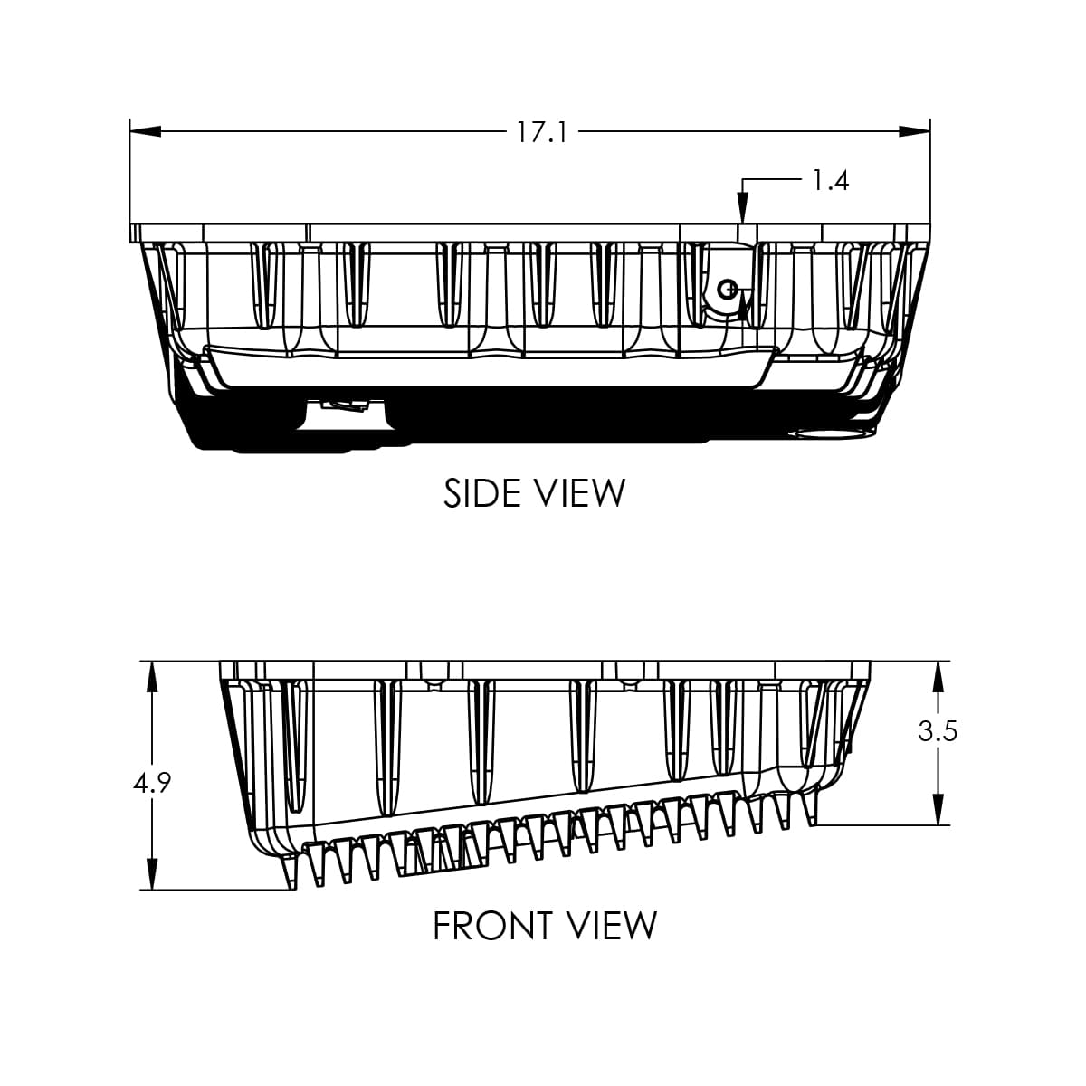 2007-2022 Ram Pickup 2500 w/ 68RFE Transmission Heavy-Duty Cast Aluminum Transmission Pan Brushed product image