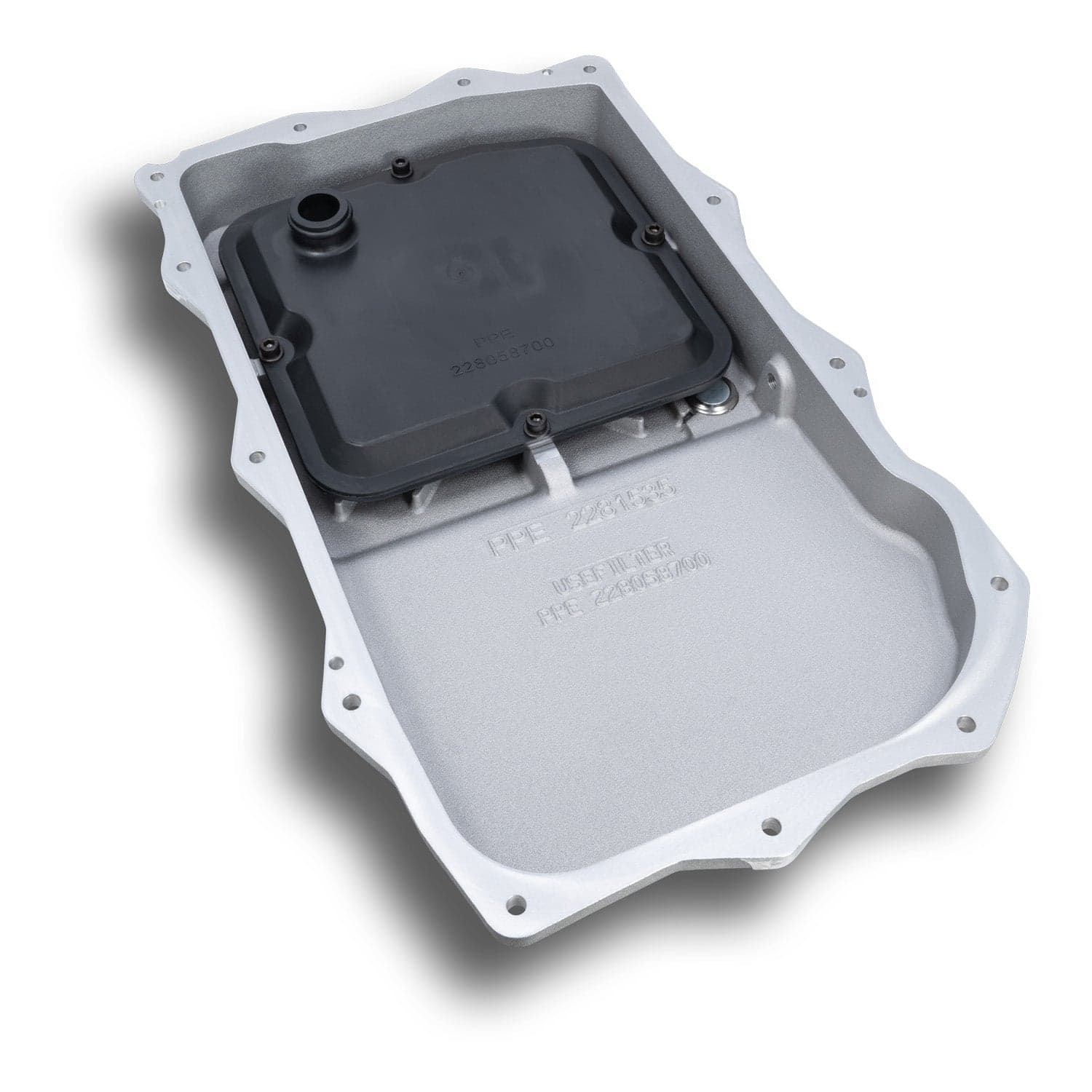 2018-2022 Jeep Wrangler JL/JT w/ 850RE Transmission Heavy-Duty Cast Aluminum Transmission Pan Brushed product image