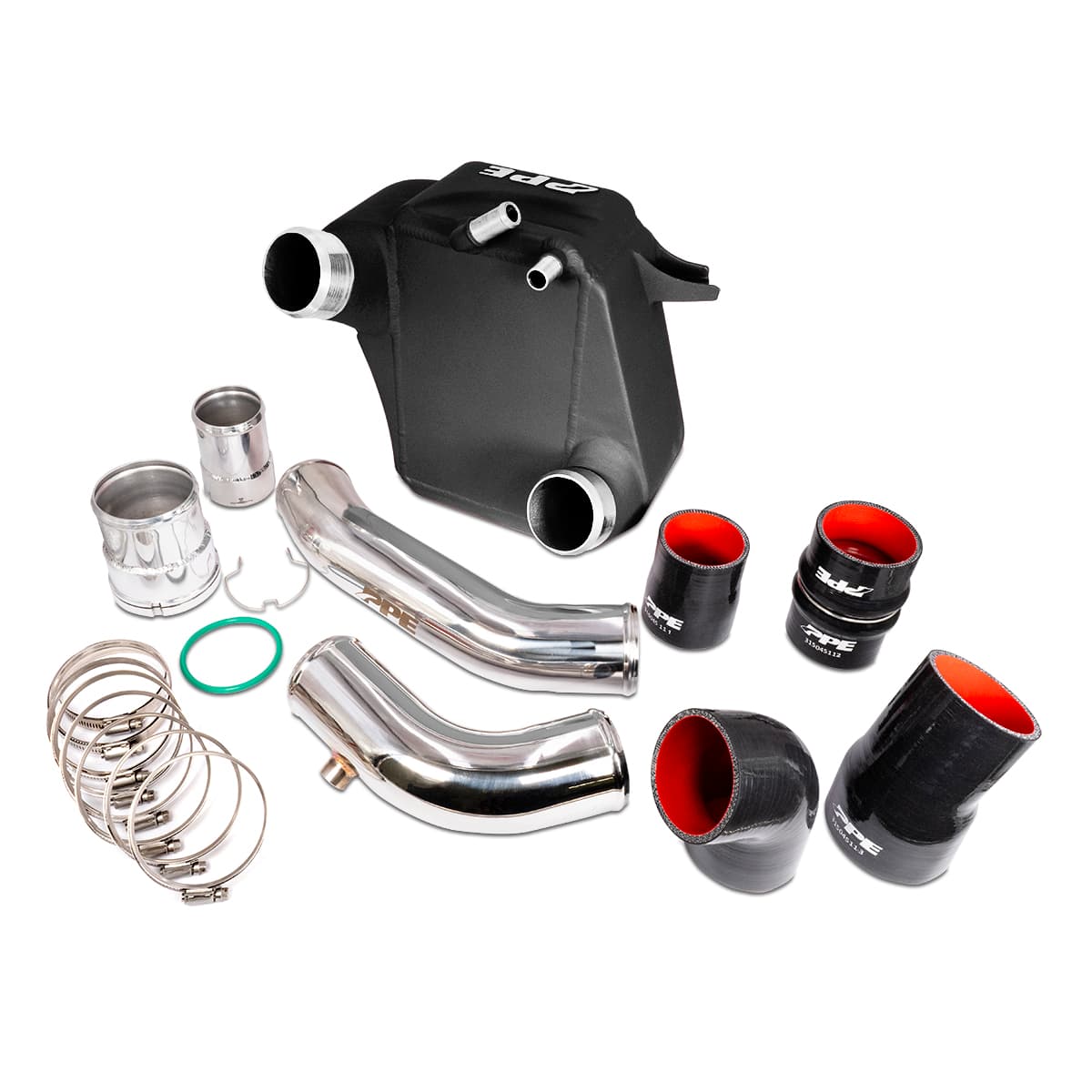 2011-2023 Ford 6.7L Air To Water Intercooler Kit Black PPE Performance product image