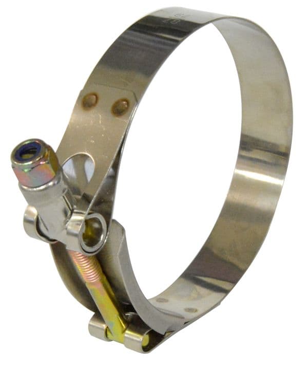 3.25 in T-Bolt Clamp for 2.75 in ID Hose Fits PPE 2.75 in ID Hose Range 87-79mm
