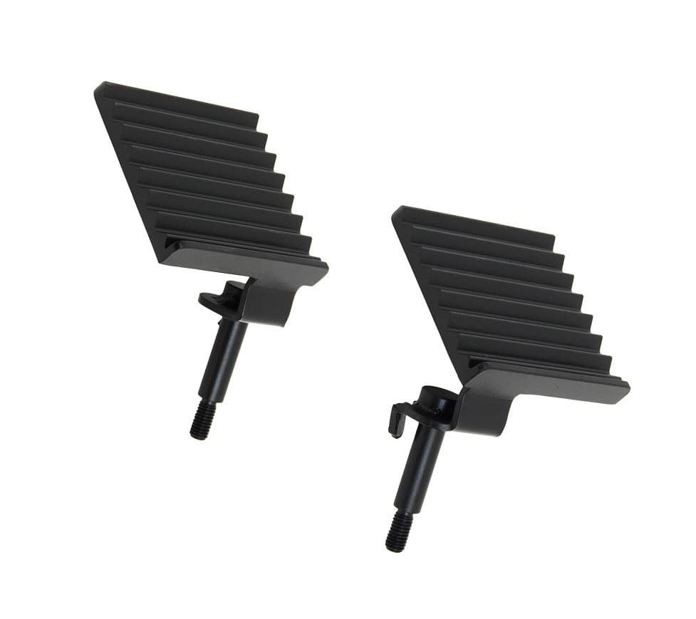 Jeep JK Foot Peg 07-18 Wrangler JK Set Black Fishbone Offroad product image