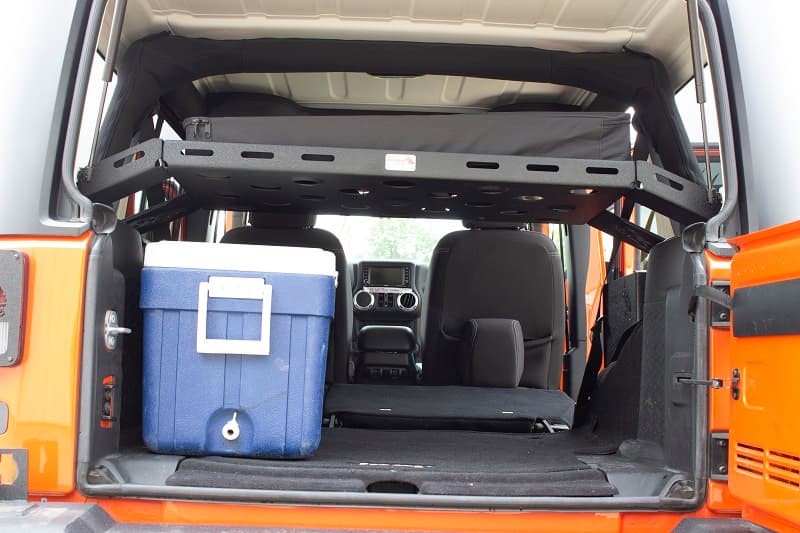 4-Door, Steel, Black powder coated, Includes mounting hardware, Usable Rack Space is 34-1/4 in. x 19-3/16 in. product image