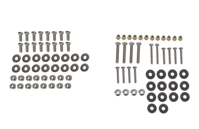 Black textured powder coat, Aluminum, Set of 4, 8-inch wide tube style front fender flares, 5-inch wide tube style rear fender flares, hardware included product image