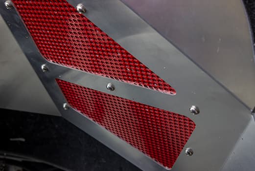 Jeep JL Inner Fenders For 18-Current Wrangler JL, 2020-Current JT Gladiator Front Pair Aluminum Raw Fishbone Offroad product image