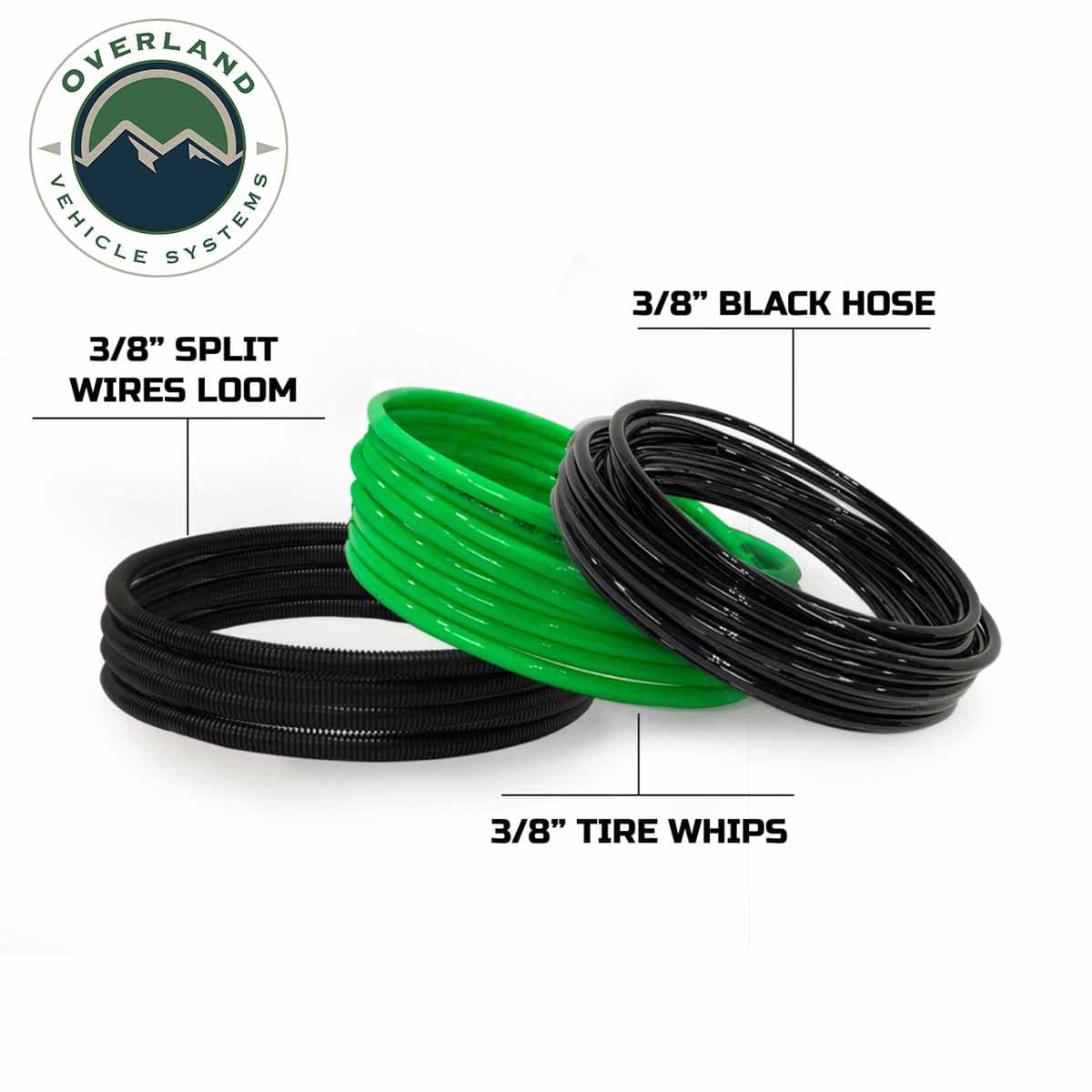 Jeep JK Tire Inflator System 4 Tire For 18-25 Jeep Wrangler 2/4 Door W/Engine Mount With Box, Fittings, Hoses and Storage Bag Black UP Down Air product image