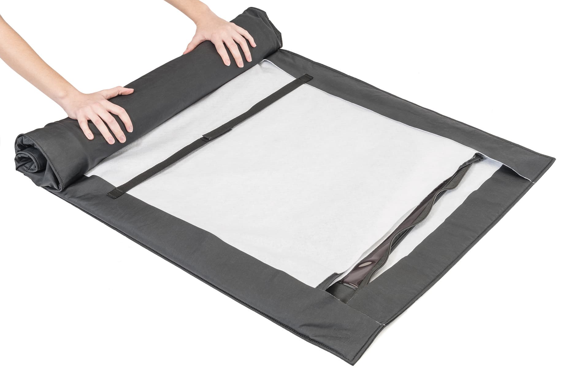 Jeep Soft Top Window Protection Roll For 76-18 Jeep CJ, YJ, TJ & JK Wrangler Black Diamond MasterTop product image