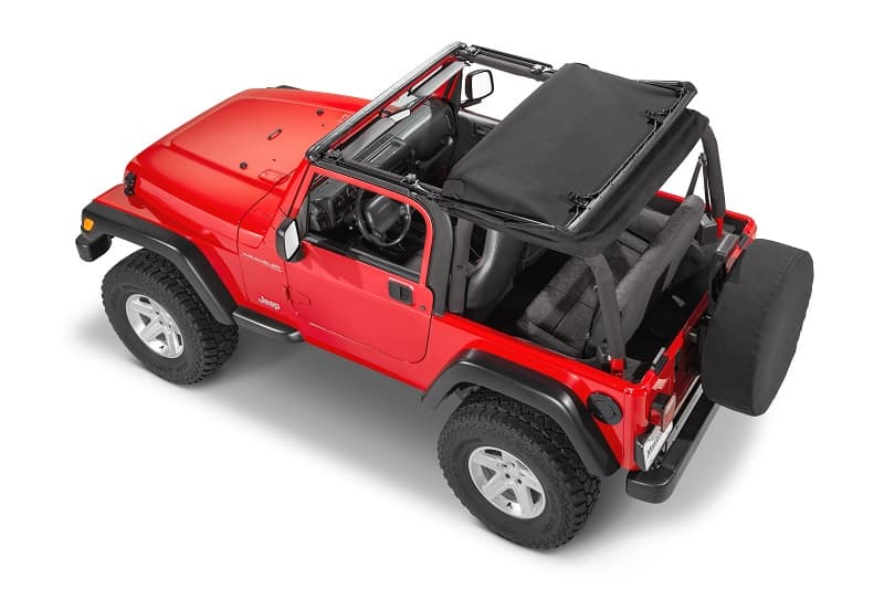 Jeep TJ SkyMaster Fastback Complete Top For 97-06 Wrangler TJ No Doors MasterTwill MasterTop product image