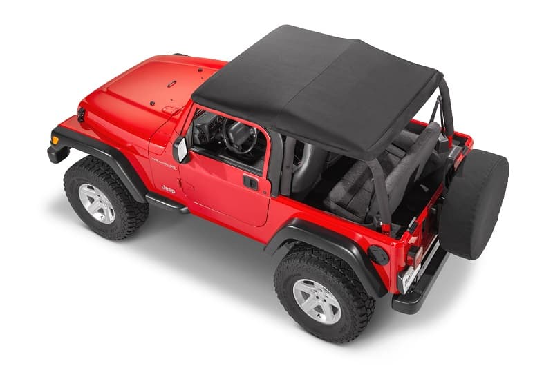 Jeep TJ SkyMaster Fastback Complete Top For 97-06 Wrangler TJ No Doors MasterTwill MasterTop product image