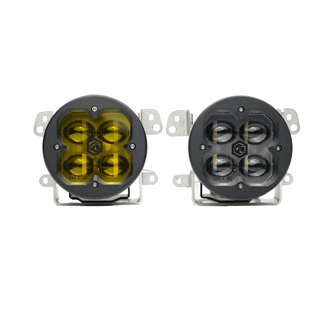 FNG SAE Fog Light Kit Jeep JK White 07-18 Vivid Lumen product image