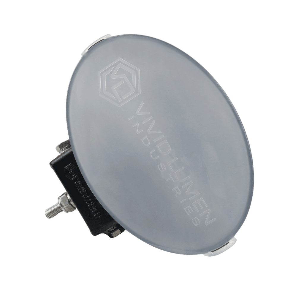 Vivid Lumen Industries Arctic Northern Light 7 Inch x 5 Inch Oval Cover White Vivid Lumen