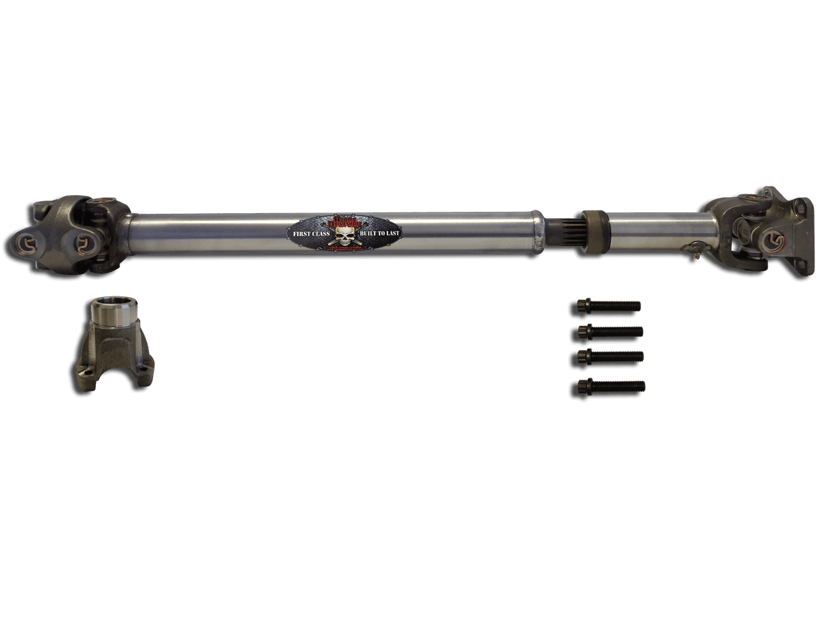 JL Front 1310 Solid CV Driveshaft with Flange 2 or 4 Door (Rubicon - Sport - Sahara) Adams Driveshaft product image