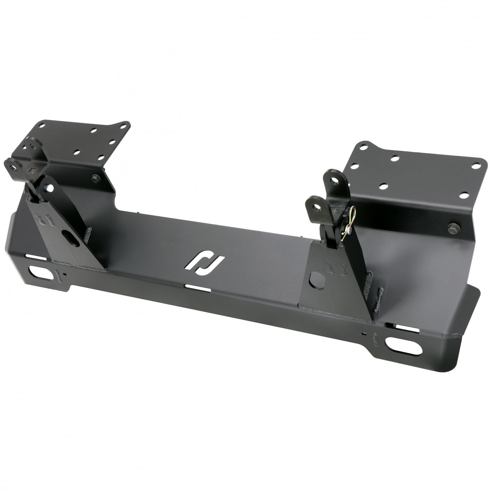 Tow Bar Mounting Kit 18-Up Wrangler JL 20-Up Gladiator w/ Plastic Bumper Bolt-On Includes Mounting Plate Tow Bar Attaching Forks Hardware For Use w/ CE-9033F RockJock 4x4 product image