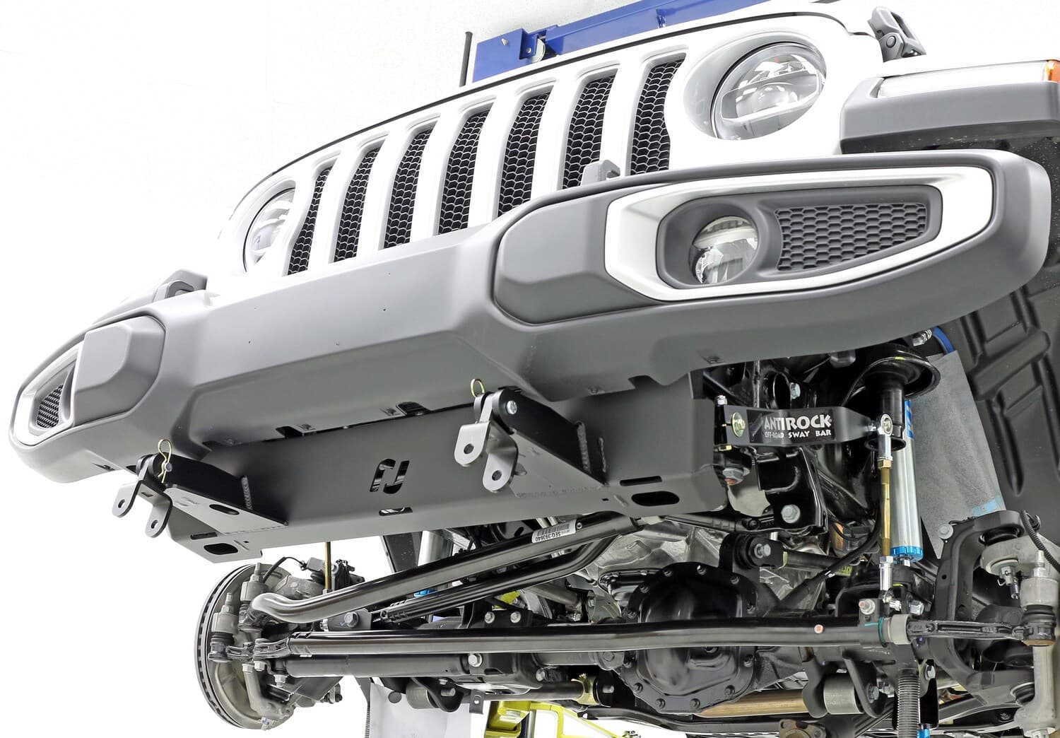 Tow Bar Mounting Kit 18-Up Wrangler JL 20-Up Gladiator w/ Plastic Bumper Bolt-On Includes Mounting Plate Tow Bar Attaching Forks Hardware For Use w/ CE-9033F RockJock 4x4 product image