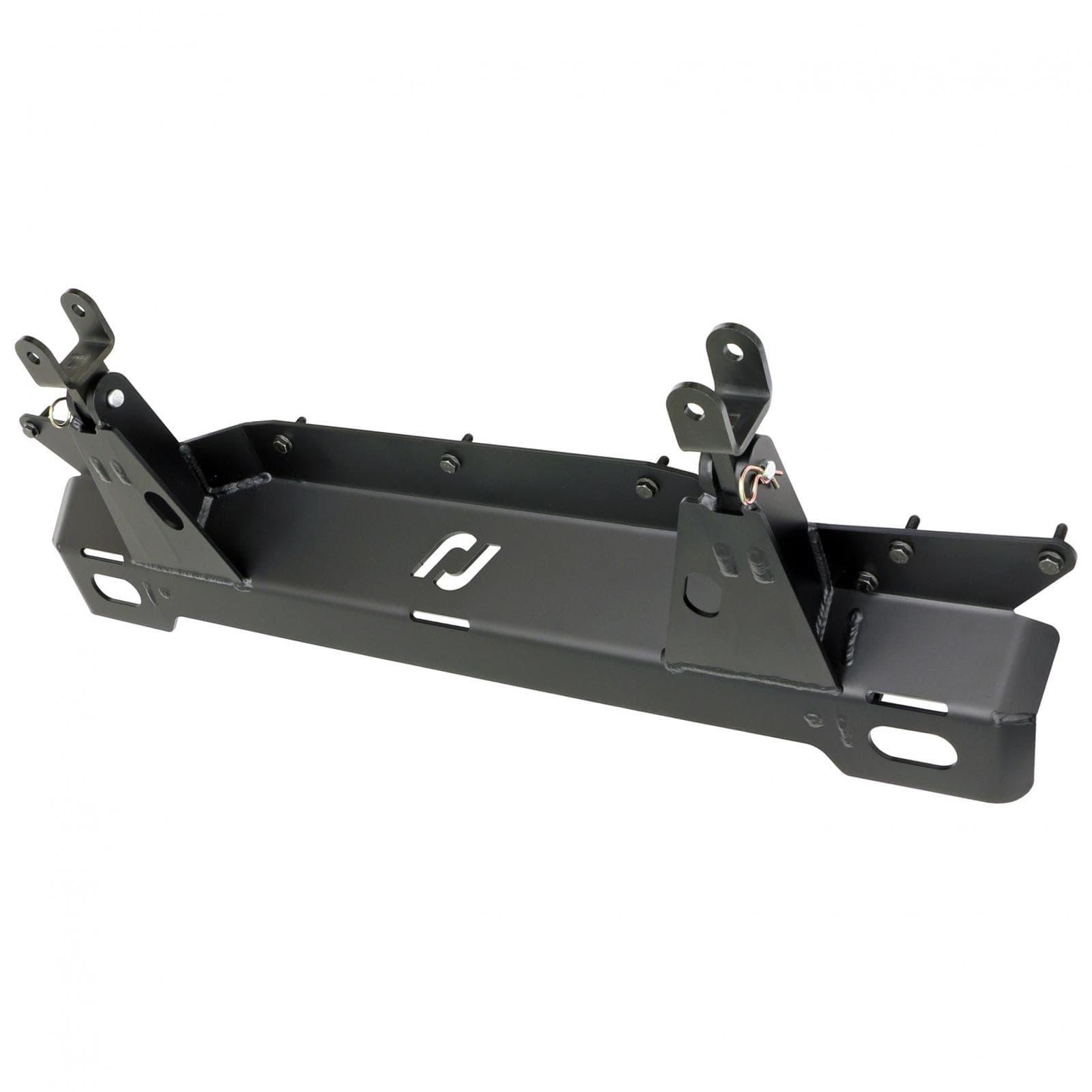 Tow Bar Mounting Kit 18-Up Wrangler JL 20-Up Gladiator w/ Steel Bumper Bolt-On Includes Mounting Plate Tow Bar Attaching Forks Hardware For Use w/ CE-9033F RockJock 4x4 product image