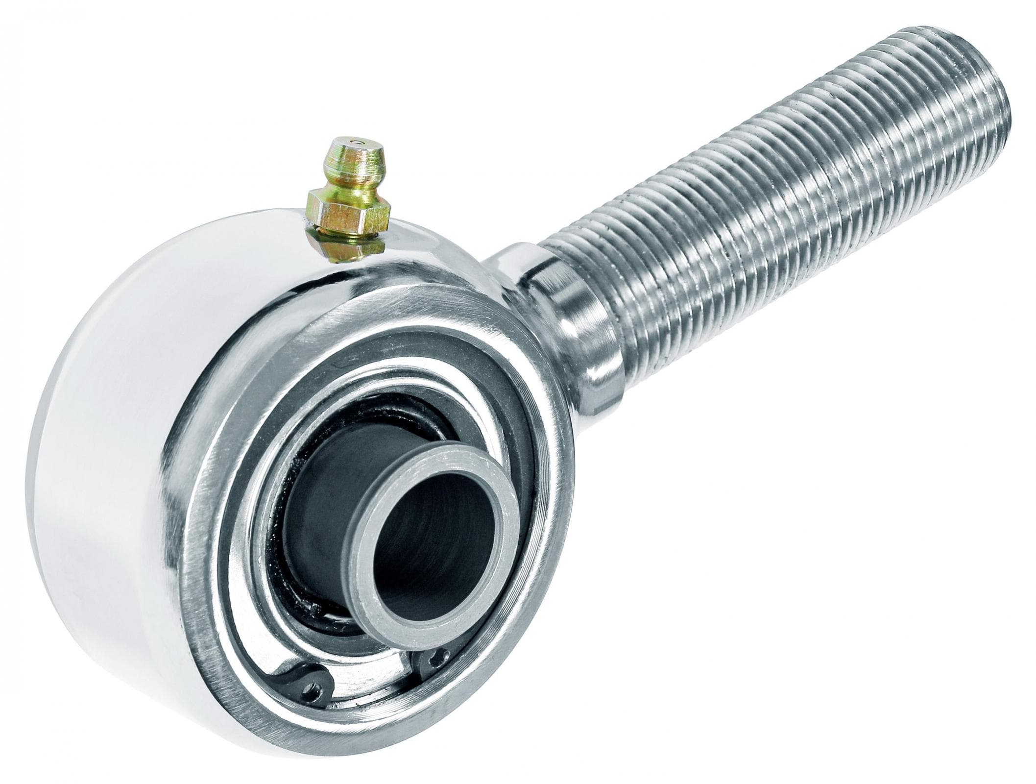 aFe Power Johnny Joint Rod End 2 Inch Polished Stainless Steel Narrow 3/4 Inch-16 LH Threads 1.800 Inch x .625 Inch Ball RockJock 4X4