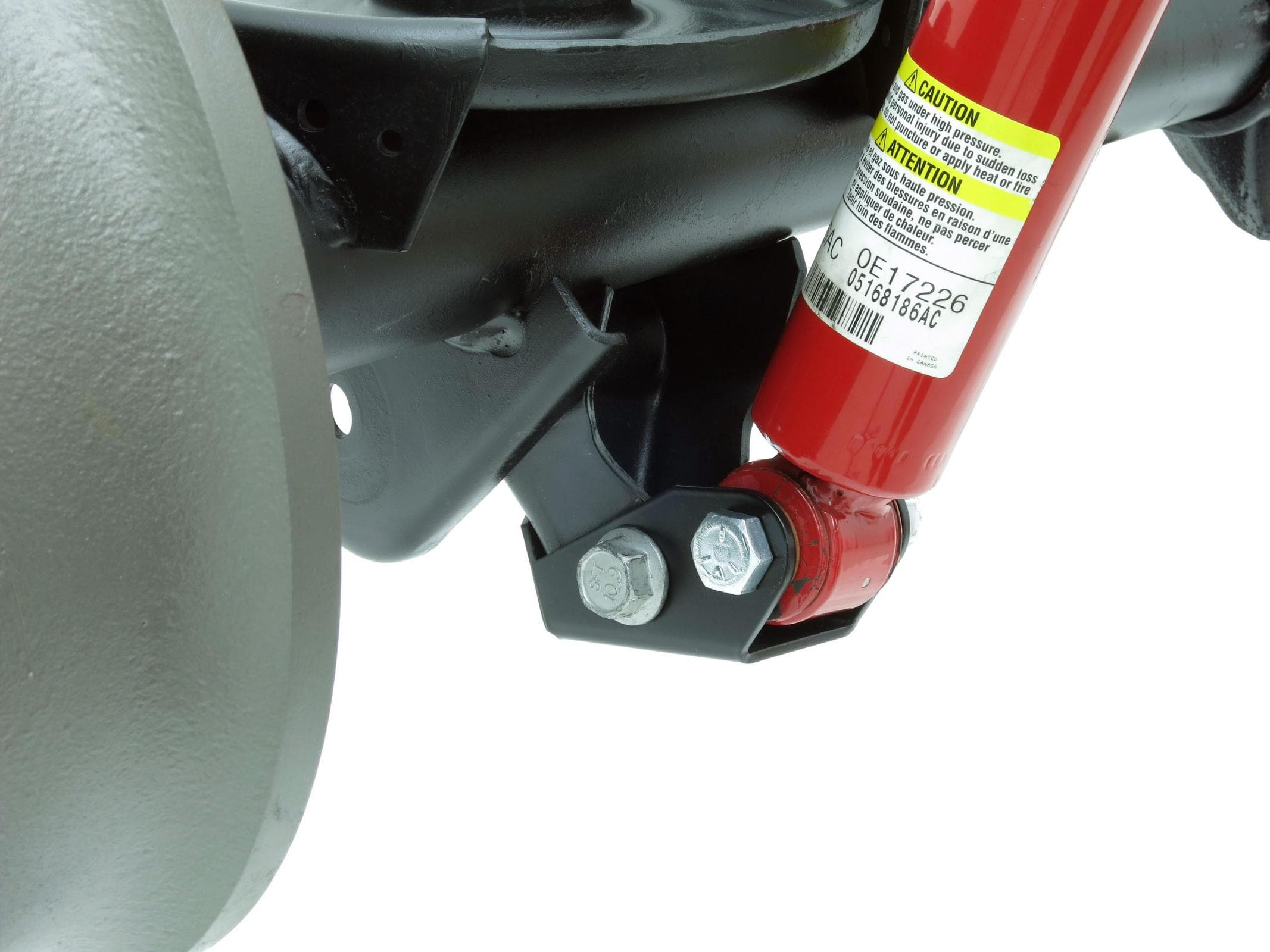 Shock Mount Extensions 97-06 Wrangler TJ and LJ Unlimited Rear Lower Includes Hardware Pair RockJock 4x4 product image