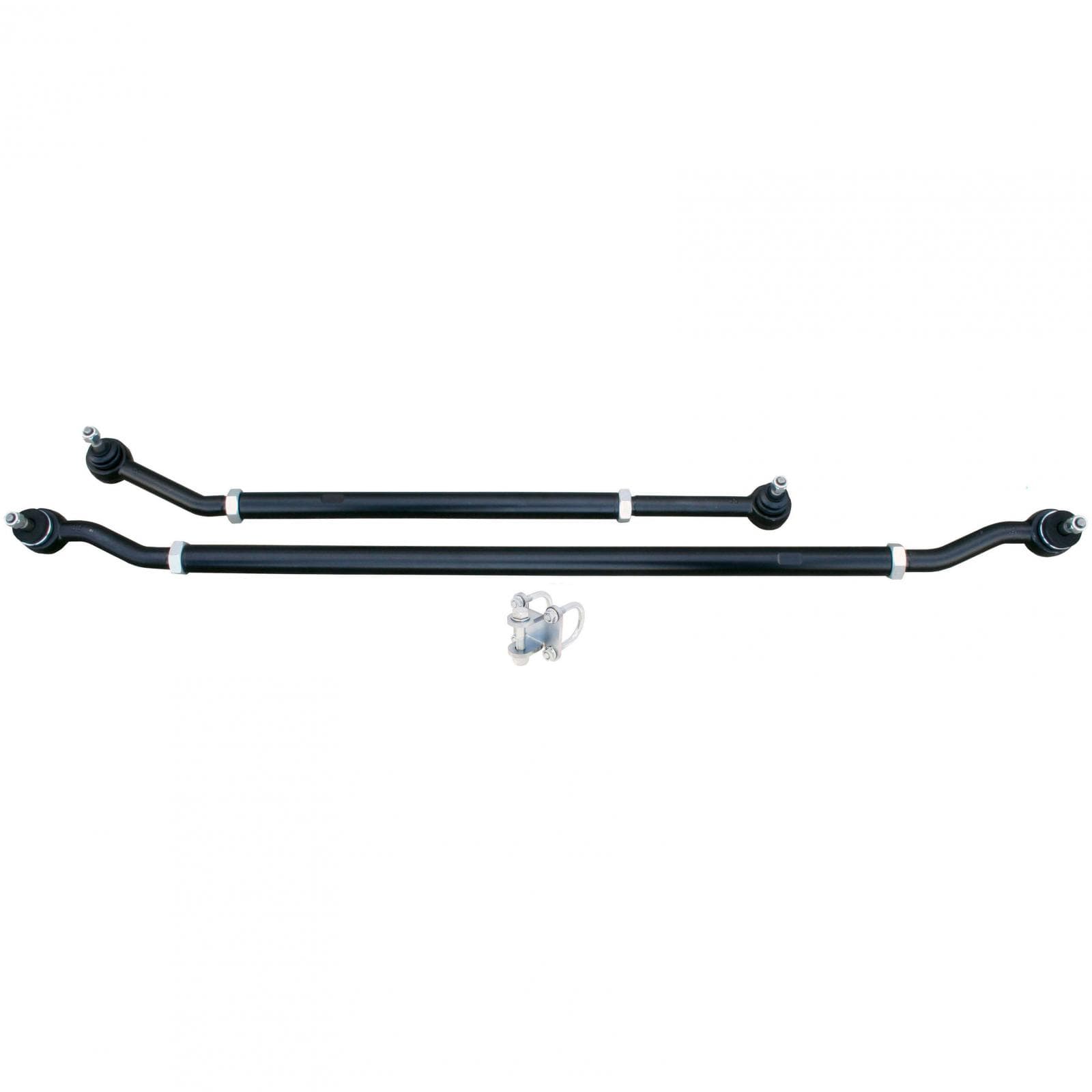 aFe Power Currectlync Modular Extreme Duty Steering System 07-18 Wrangler JK Bolt-On 1 5/8 Inch Diameter Tie Rod/Drag Link HD Steering Stabilizer Shock Mounting Kit RockJock 4x4