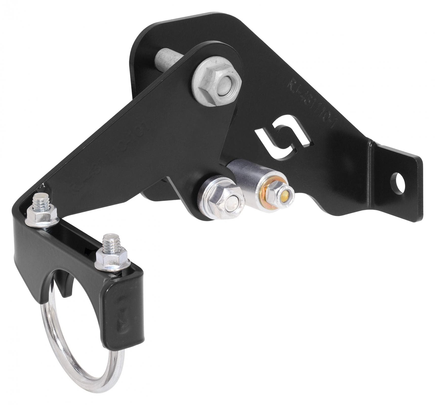 Currectlync Wrangler JK High Steer Front Trac Bar Relocation And Steering Stabilizer Shock Mount Axle Bracket RockJock 4x4 product image