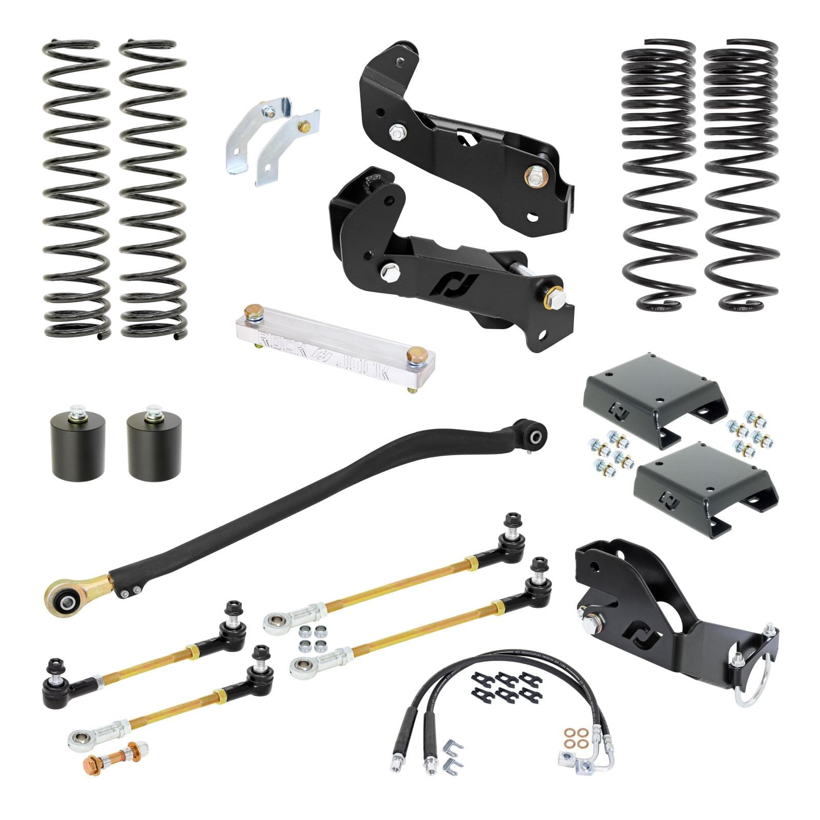 aFe Power Driver Lift Kit for JT Gladiator w/ Gas V-6 3.5 Inch lift RockJock 4X4