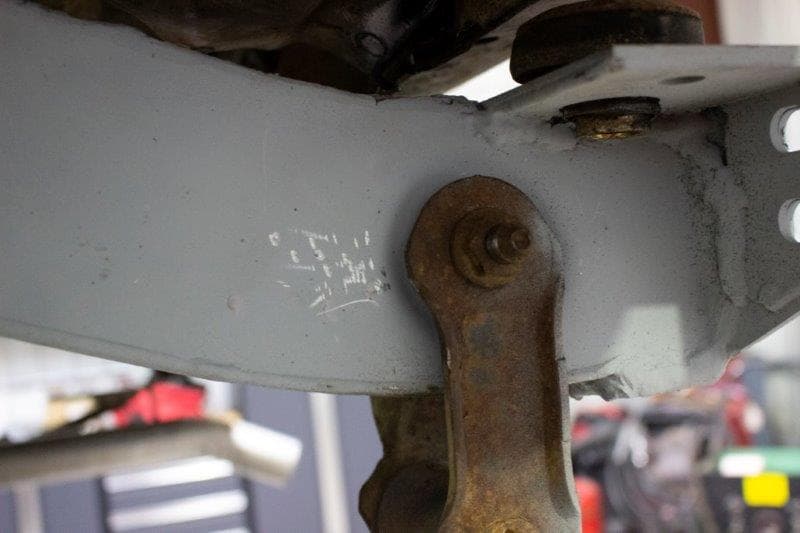 Rust Buster 1987-1995 Jeep Wrangler YJ Rear Shackle Mount Frame Section RB2002 product image