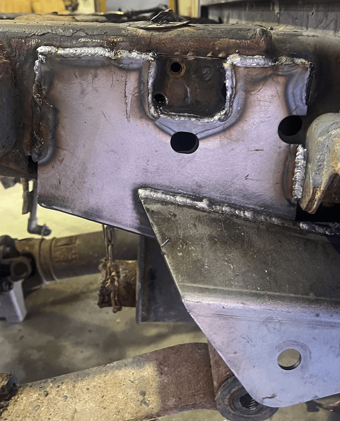 Rust Buster 2004-2008 Ford F-150 Center Rear Frame Section with Forward Leaf Spring Mount RB7071L/R product image