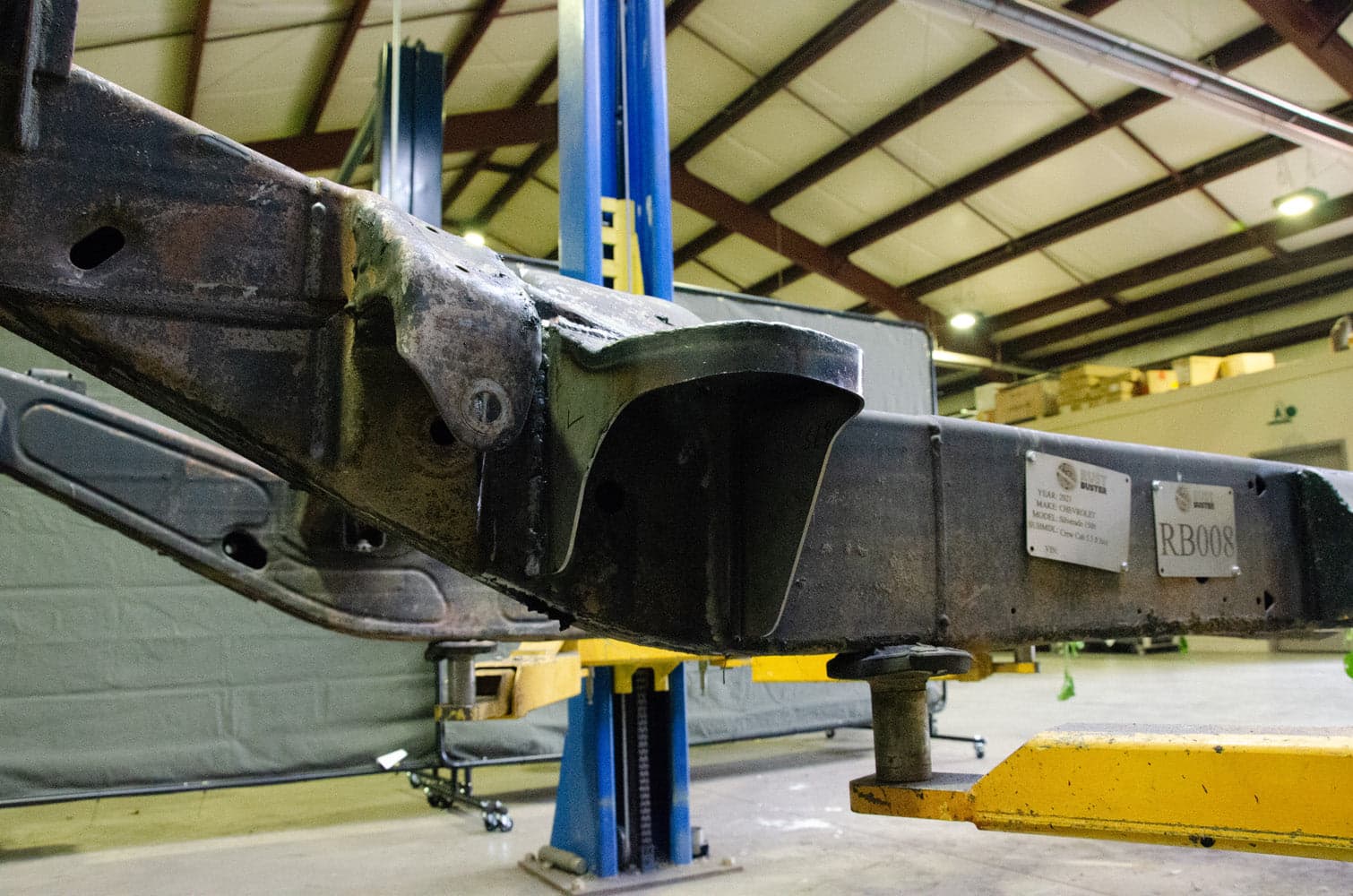 Rust Buster 2014-2018 CHEVY SILVERADO 1500 GMC SIERRA 150/ 2019 CHEVY SILVERADO LD GMC SIERRA LIMITED - FITS CREW CAB AND EXTENDED CAB REAR CAB MOUNT LEFT SIDE RB7394L product image