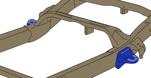 Rust Buster 2014-2018 CHEVY SILVERADO 1500 GMC SIERRA 150/ 2019 CHEVY SILVERADO LD GMC SIERRA LIMITED - FITS CREW CAB AND EXTENDED CAB REAR CAB MOUNT RIGHT SIDE RB7394R product image