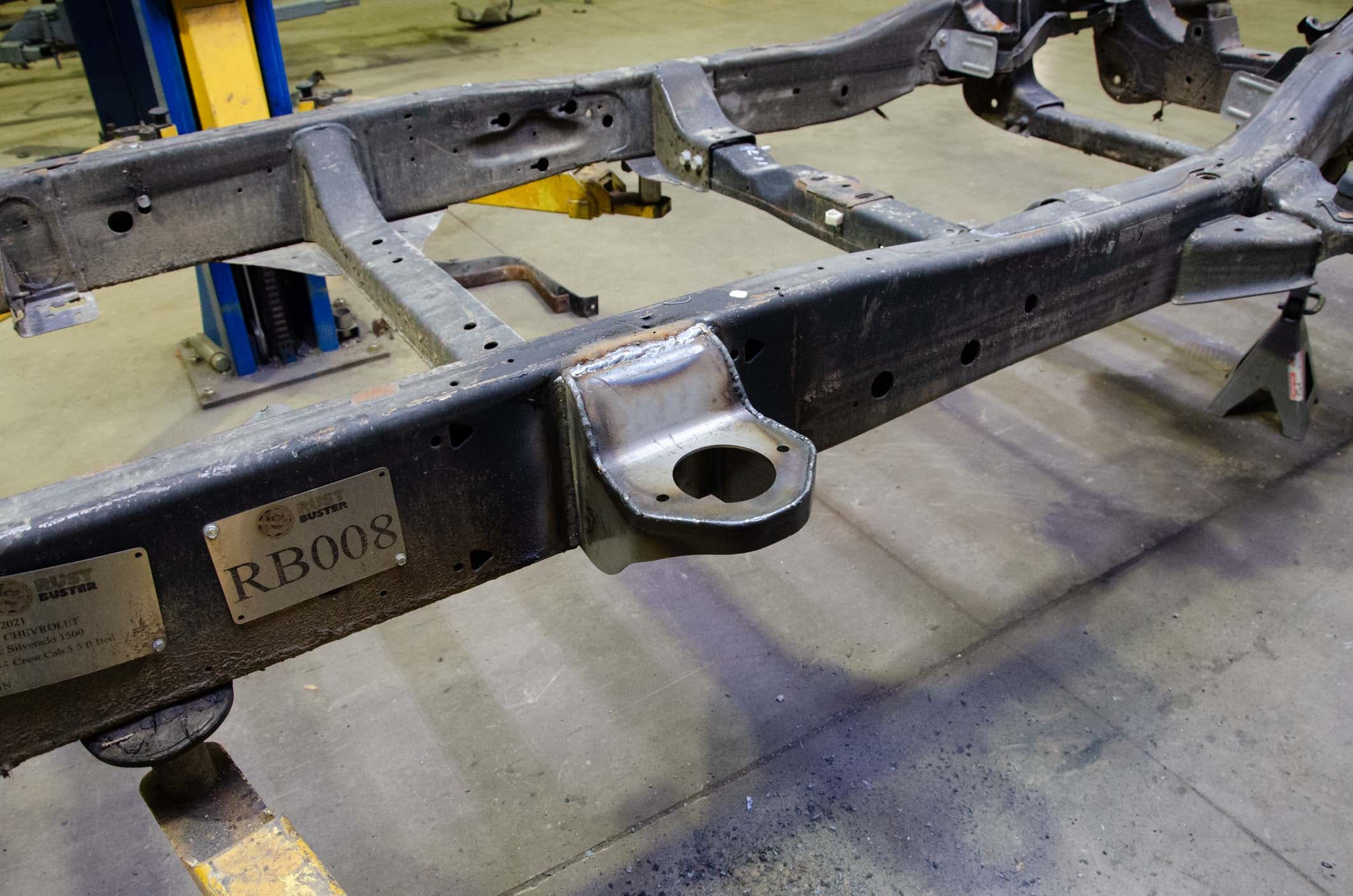 Rust Buster 2014-2018 CHEVY SILVERADO 1500 GMC SIERRA 150/ 2019 CHEVY SILVERADO LD GMC SIERRA LIMITED - FITS CREW CAB AND EXTENDED CAB CENTER CAB MOUNT LEFT SIDE RB7395L product image