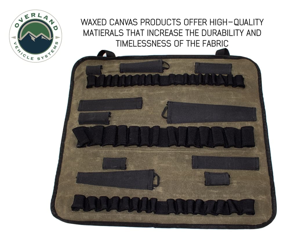 Rolled Socket Organizer Storage Bag - #16 Waxed Canvas Overland Vehicle Systems product image