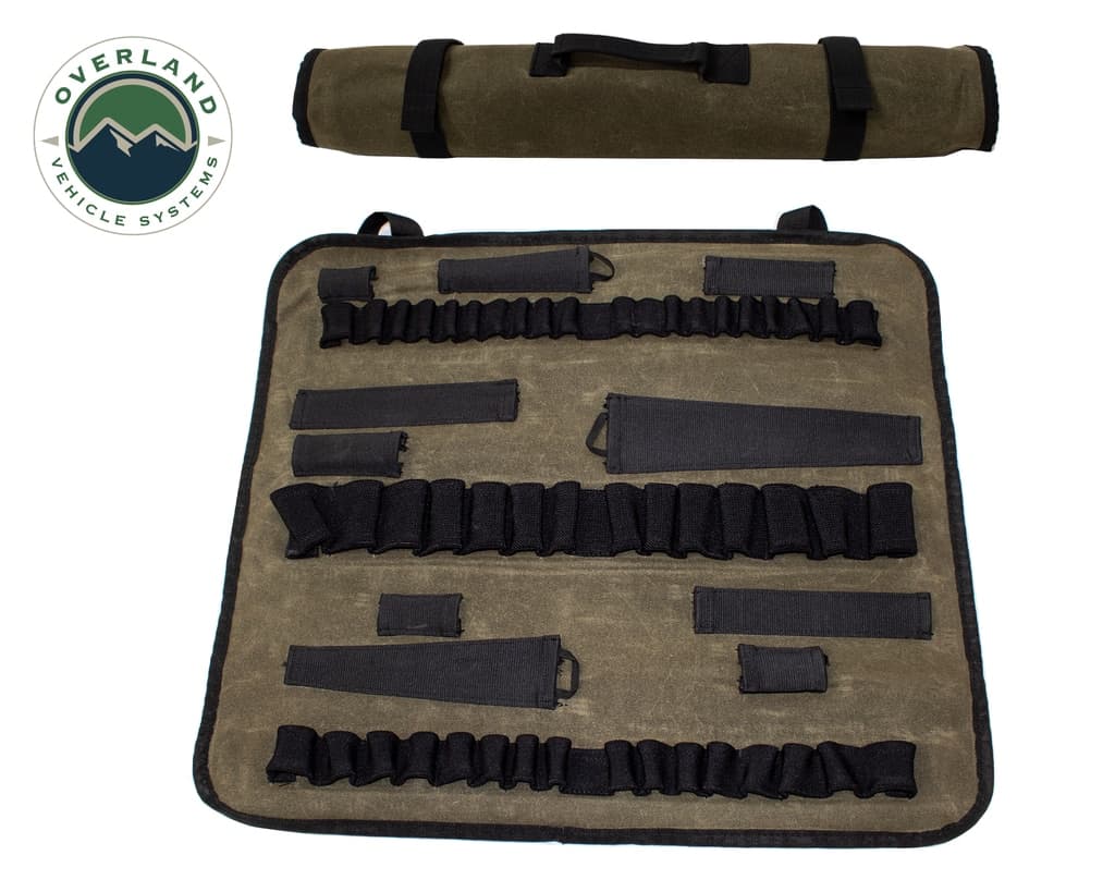 Rolled Socket Organizer Storage Bag - #16 Waxed Canvas Overland Vehicle Systems product image