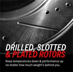 Z23 EVOLUTION SPORT UPGRADE KIT: DRILLED/SLOTTED ROTORS; CARBON-FIBER CERAMIC PADS; POWDER COATED CALIPERS product image