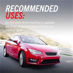 Z23 EVOLUTION SPORT UPGRADE KIT: DRILLED/SLOTTED ROTORS; CARBON-FIBER CERAMIC PADS; POWDER COATED CALIPERS product image