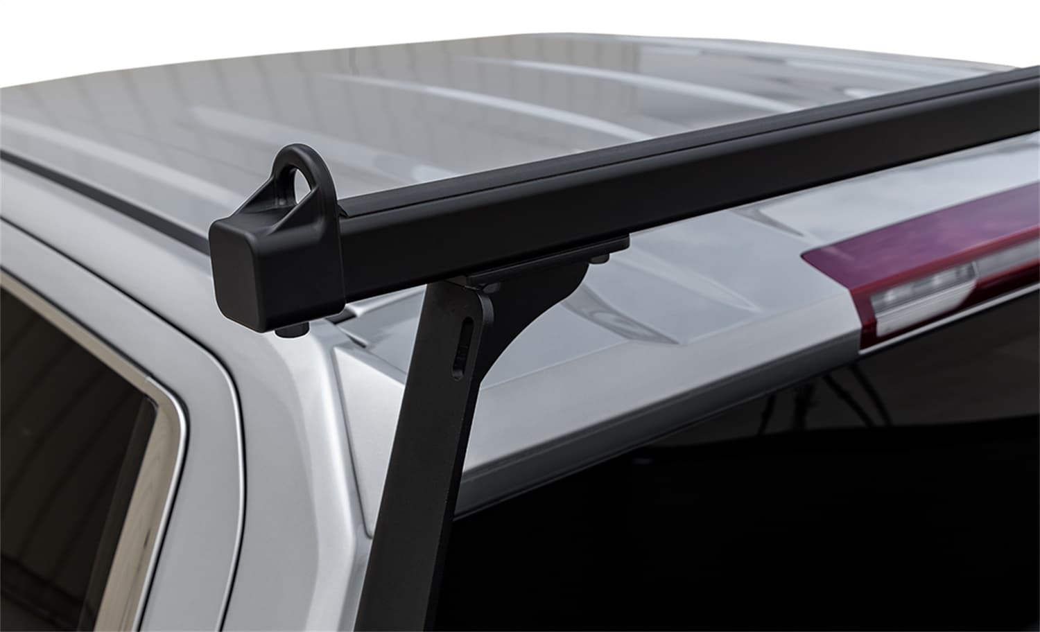 ADARACâ„¢ Aluminum Truck Bed Rack System; Matte Black Finish; Single Rail; product image