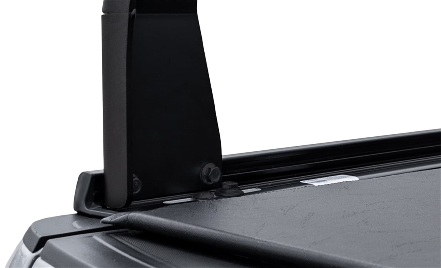 ADARACâ„¢ Aluminum Truck Bed Rack System; Matte Black Finish; Single Rail; product image