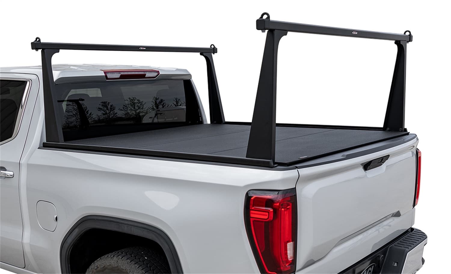 ADARACâ„¢ Aluminum Pro Series Truck Bed Rack System; Matte Black Finish; Bolt On; product image