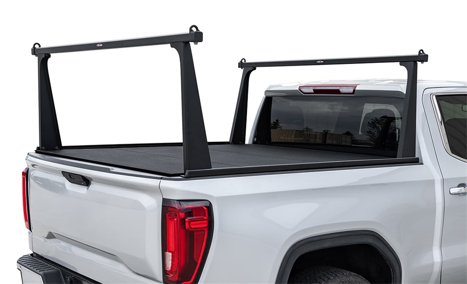 ADARACâ„¢ Aluminum Pro Series Truck Bed Rack System; Matte Black Finish; Bolt On; product image