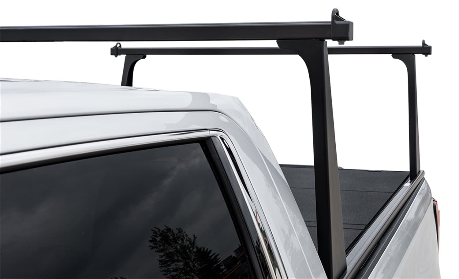 ADARACâ„¢ Aluminum Pro Series Truck Bed Rack System; Matte Black Finish; Bolt On; product image