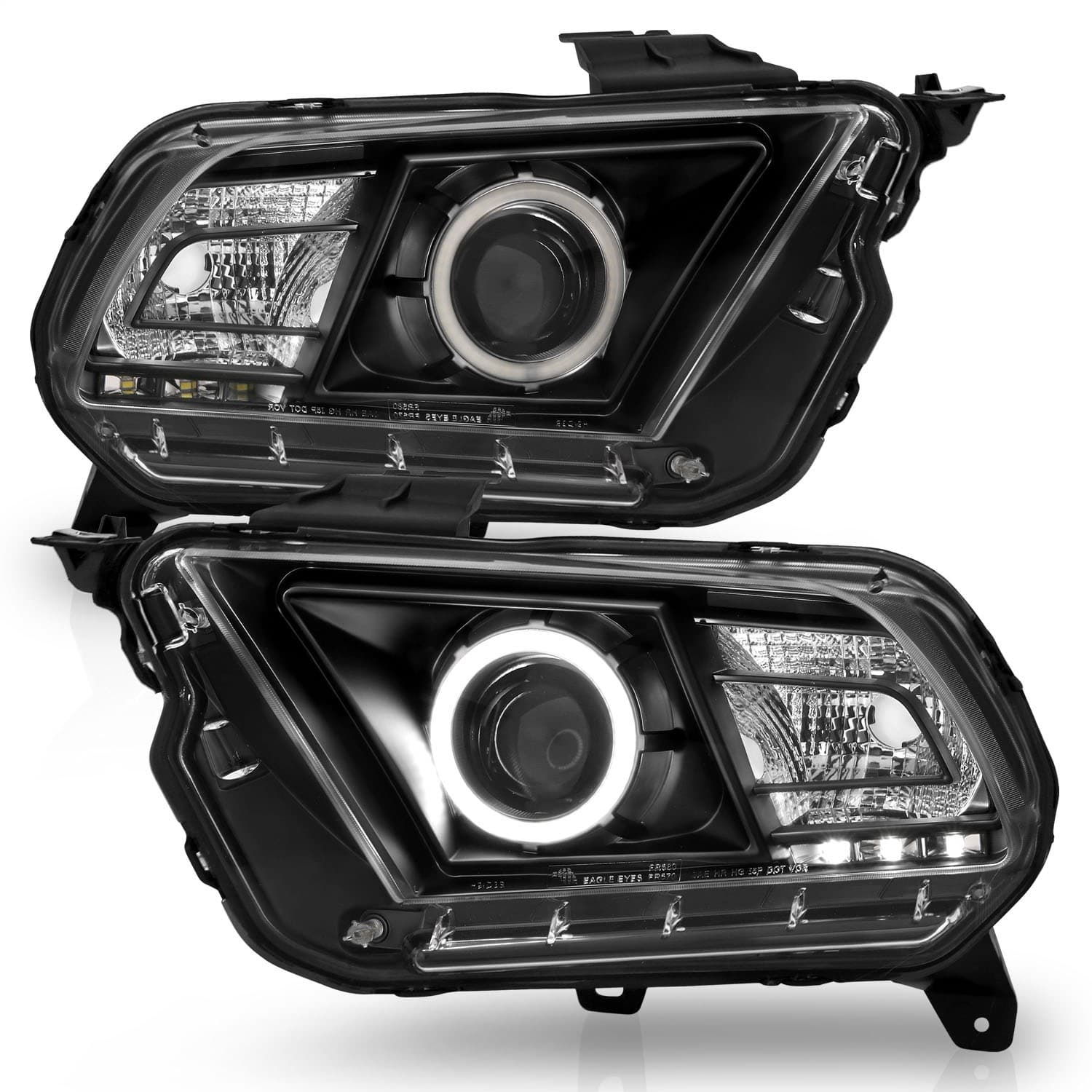 1014 MUSTANG PROJECTOR HALO BLACK CLEAR(CCFL HEADLIGHTS DRIVER/PASSENGER product image