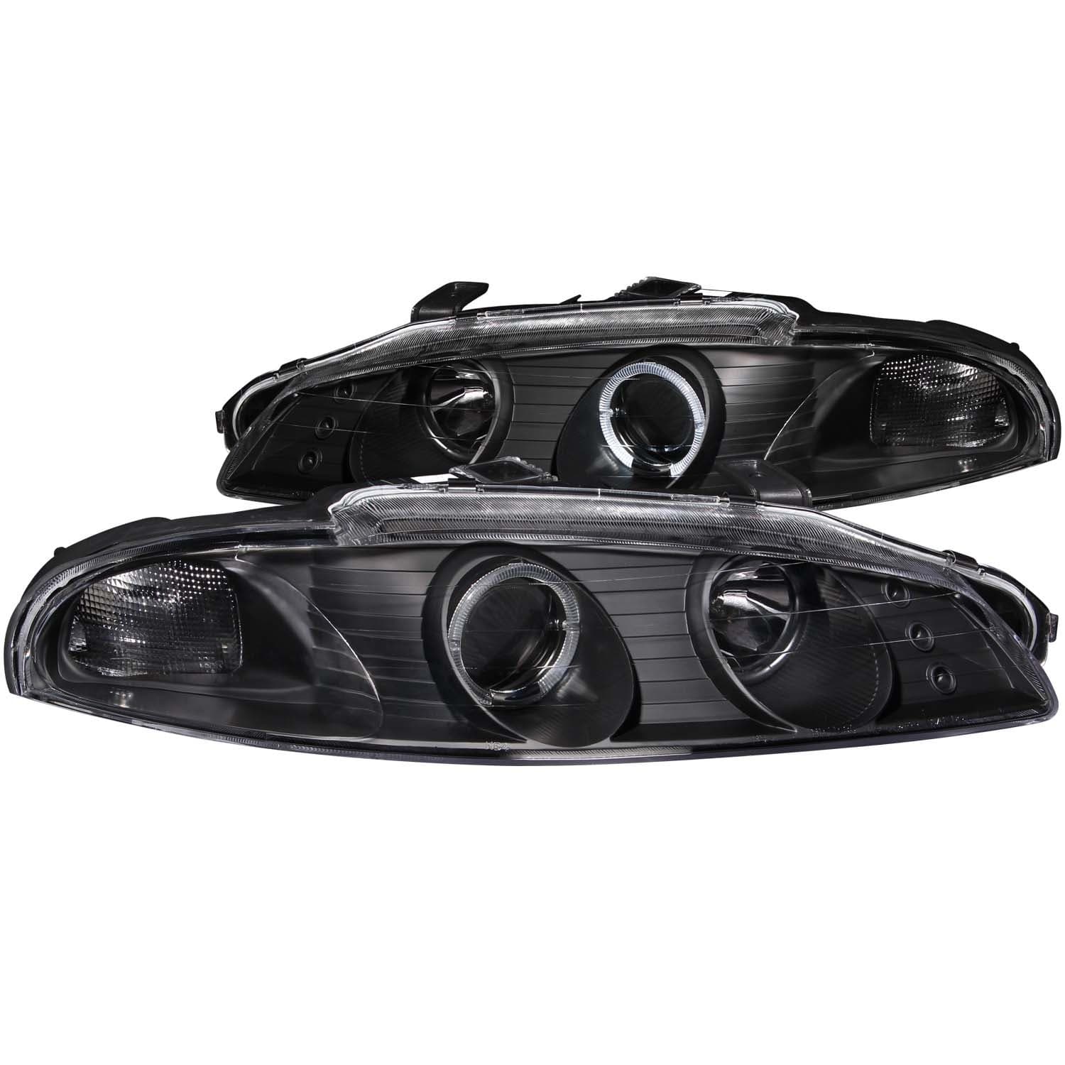 ANZO USA 9799 ECLIPSE G2 PROJECTOR 1 HALO BLACK CLEAR HEADLIGHTS DRIVER/PASSENGER