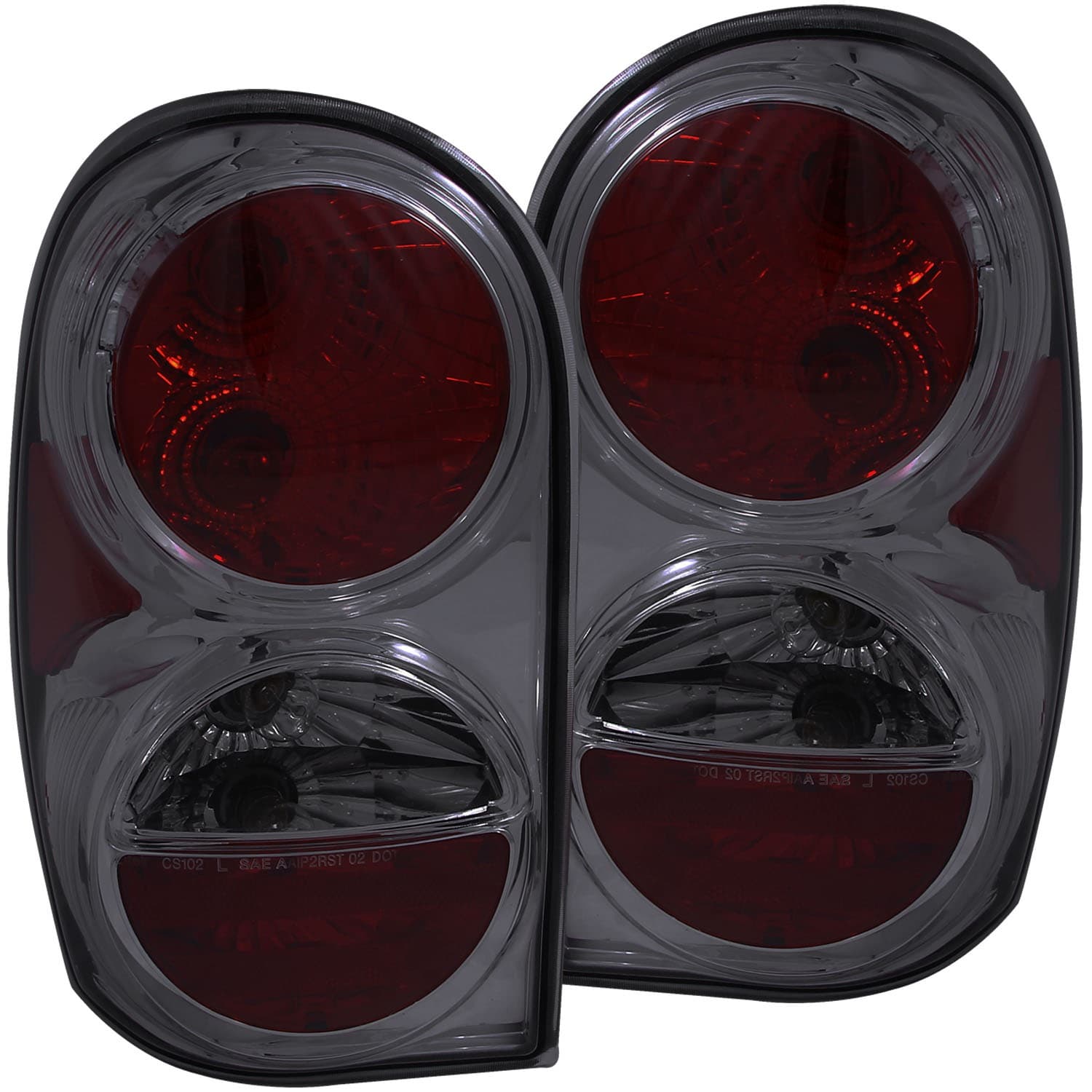 ANZO USA 0205 LIBERTY SMOKE TAILLIGHTS DRIVER/PASSENGER