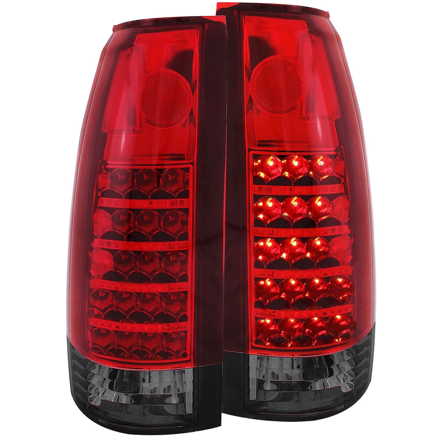 ANZO USA 8898 CHEVROLET FULL SIZE LED RED/SMOKE LED TAILLIGHTS DRIVER/PASSENGER